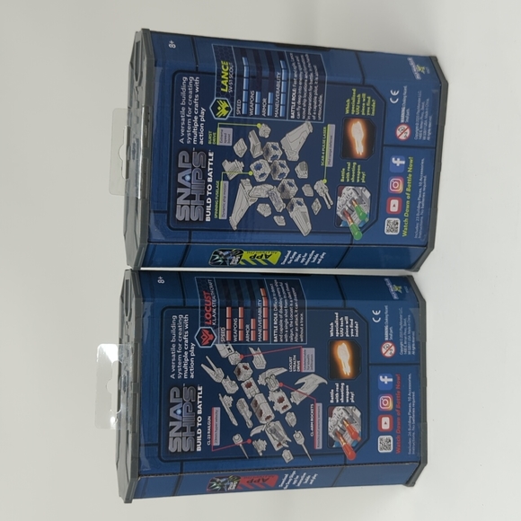Snap Ships Build to Battle Lance & Locust NEW - Picture 2 of 2